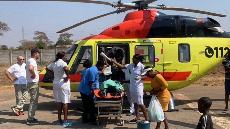 Air Ambulance Evacuates Critically Burned Girl, Highlighting Emergency Medical Advances in Zimbabwe